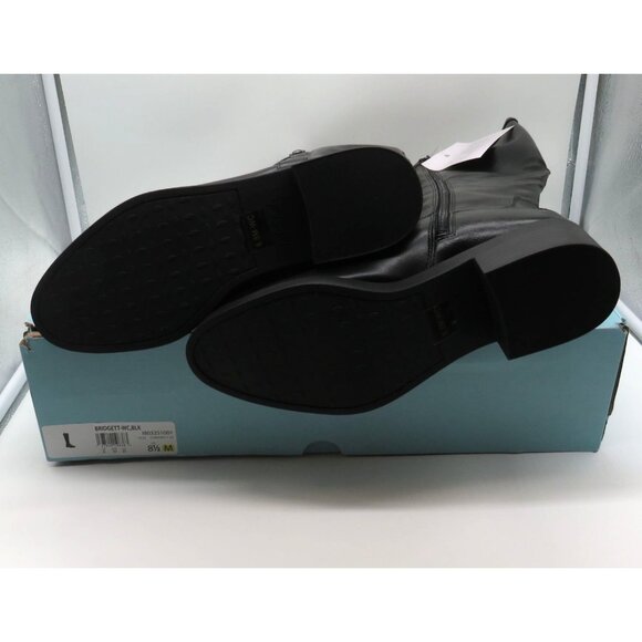 Life Stride Women's Black Knee-High Boots 8.5M Faux Leather Wide Calf NEW - Picture 6 of 6